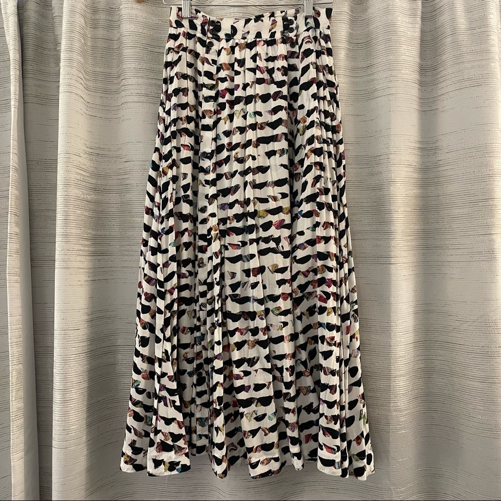 H&M Aline Skirt - spatter paint style - size 6